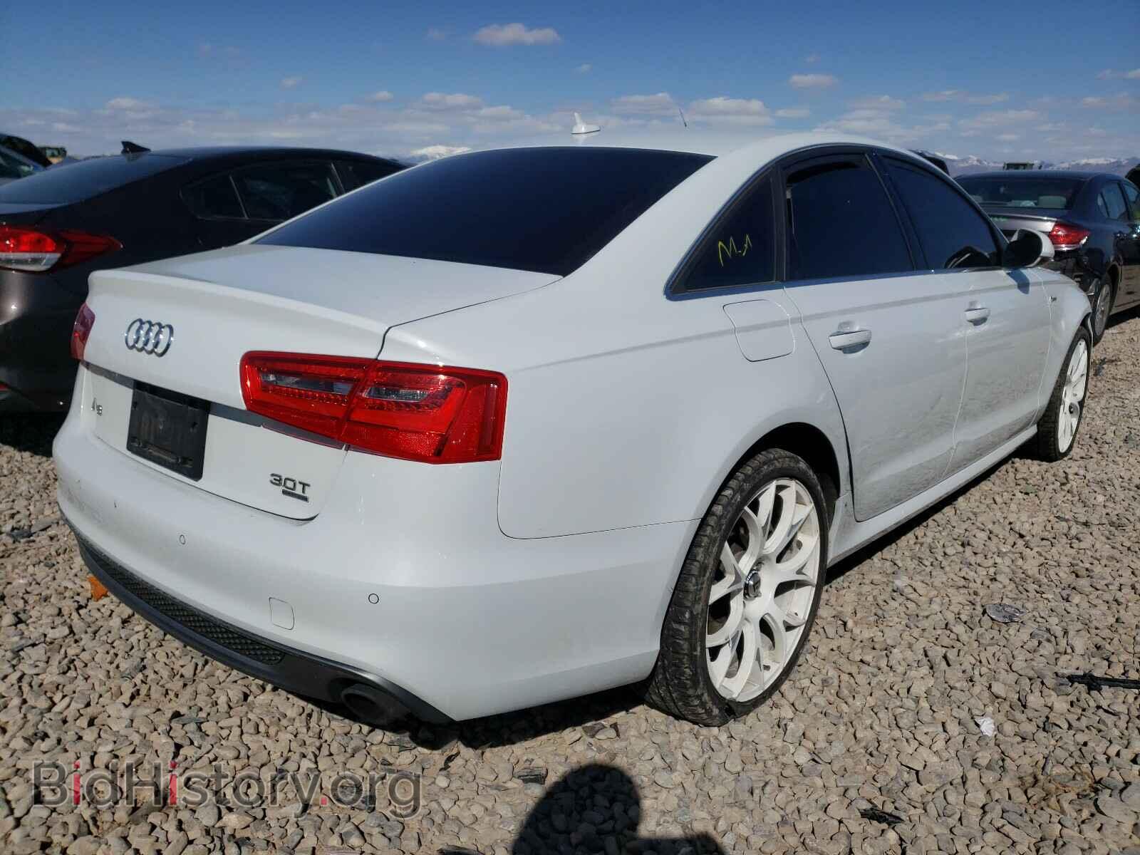 2013 AUDI A6 - VIN: WAUHGAFC3DN141964 - Фото 4