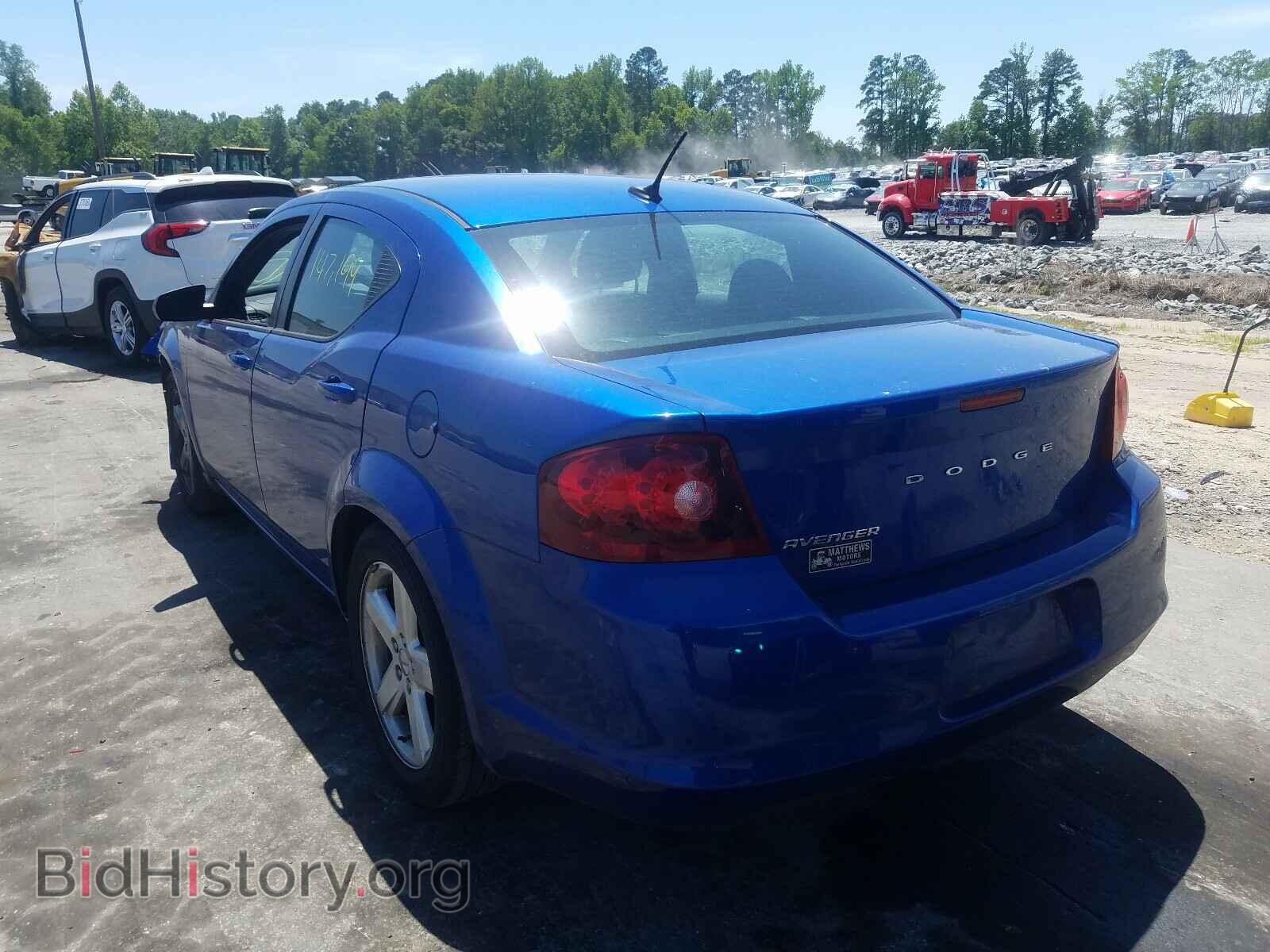 2013 DODGE AVENGER - VIN: 1C3CDZAB4DN563880 - Фото 3