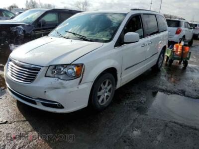 2011 Chrysler MINIVAN Town & COU, white — VIN 2A4RR5DG9BR613285, Copart