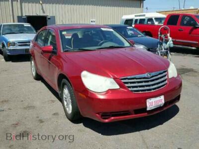 2007 Chrysler SEBRING Sebring TO, темно-бордовый — VIN 1C3LC56K97N551782, Copart