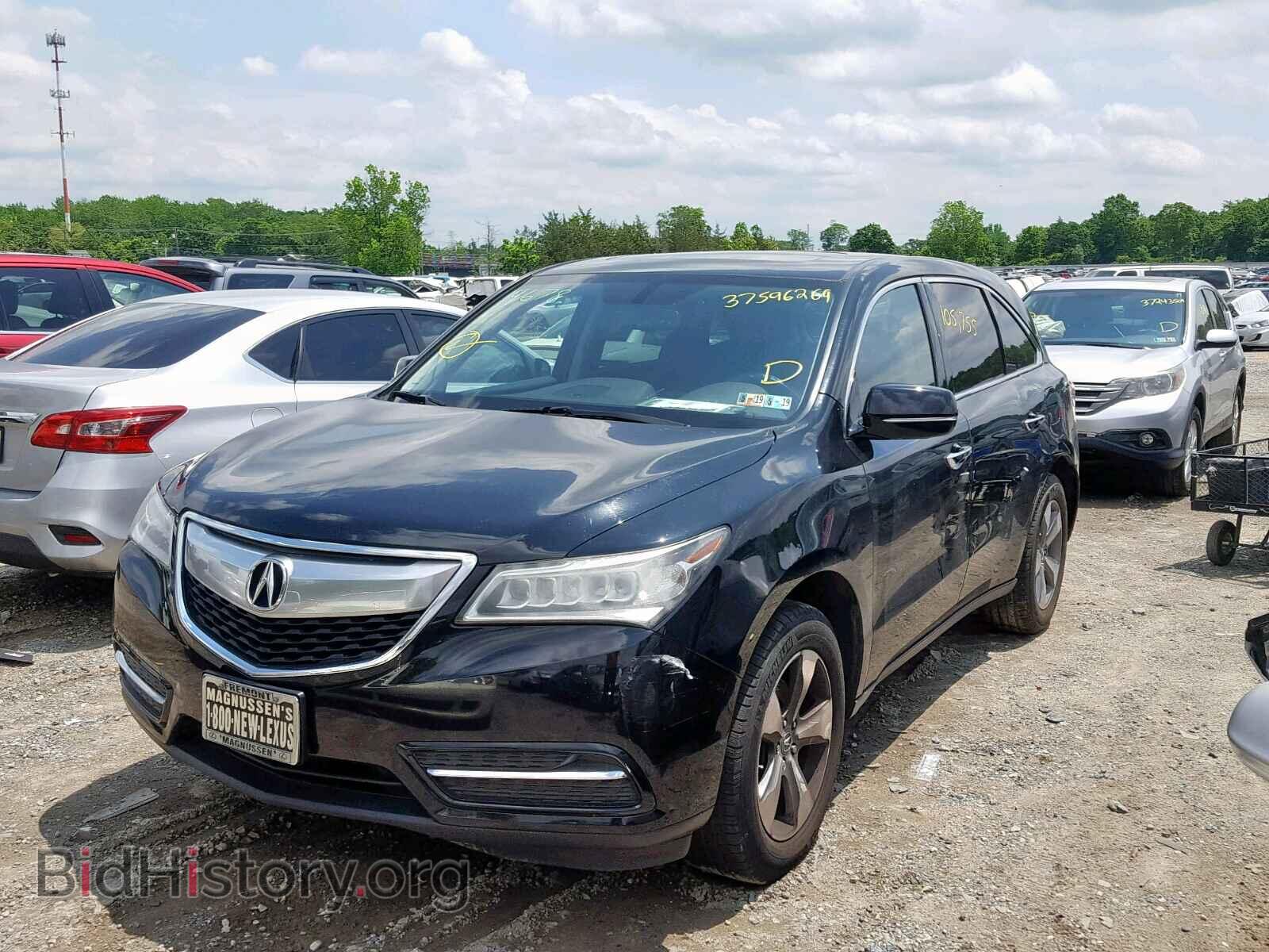 2014 ACURA MDX - VIN: 5FRYD3H29EB006546 - Фото 2
