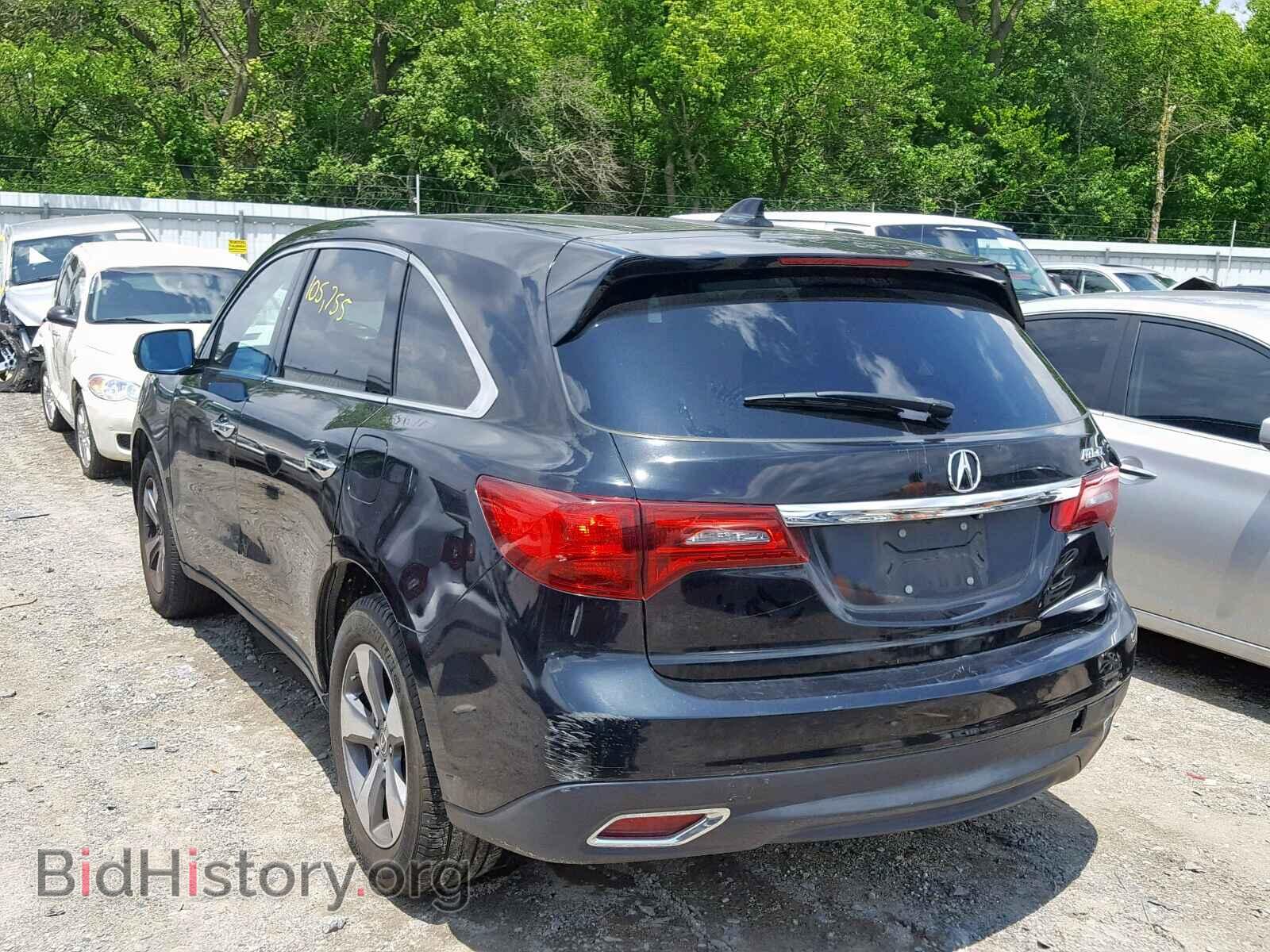 2014 ACURA MDX - VIN: 5FRYD3H29EB006546 - Фото 3