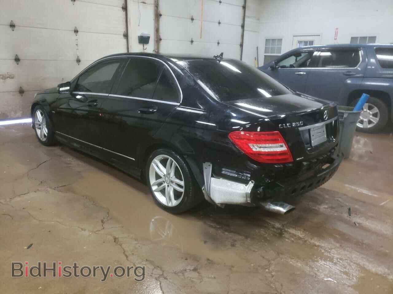 2012 MERCEDES-BENZ C-CLASS - VIN: WDDGF4HB4CR228602 - Фото 2