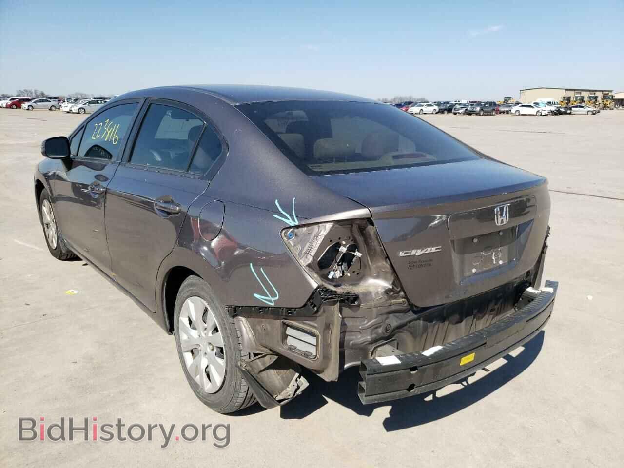 2012 HONDA CIVIC - VIN: 19XFB2F53CE075600 - Фото 3