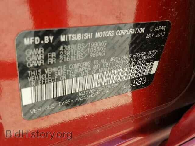 2014 MITSUBISHI LANCER - VIN: JA32V6FV5EU005063 - Фото 10