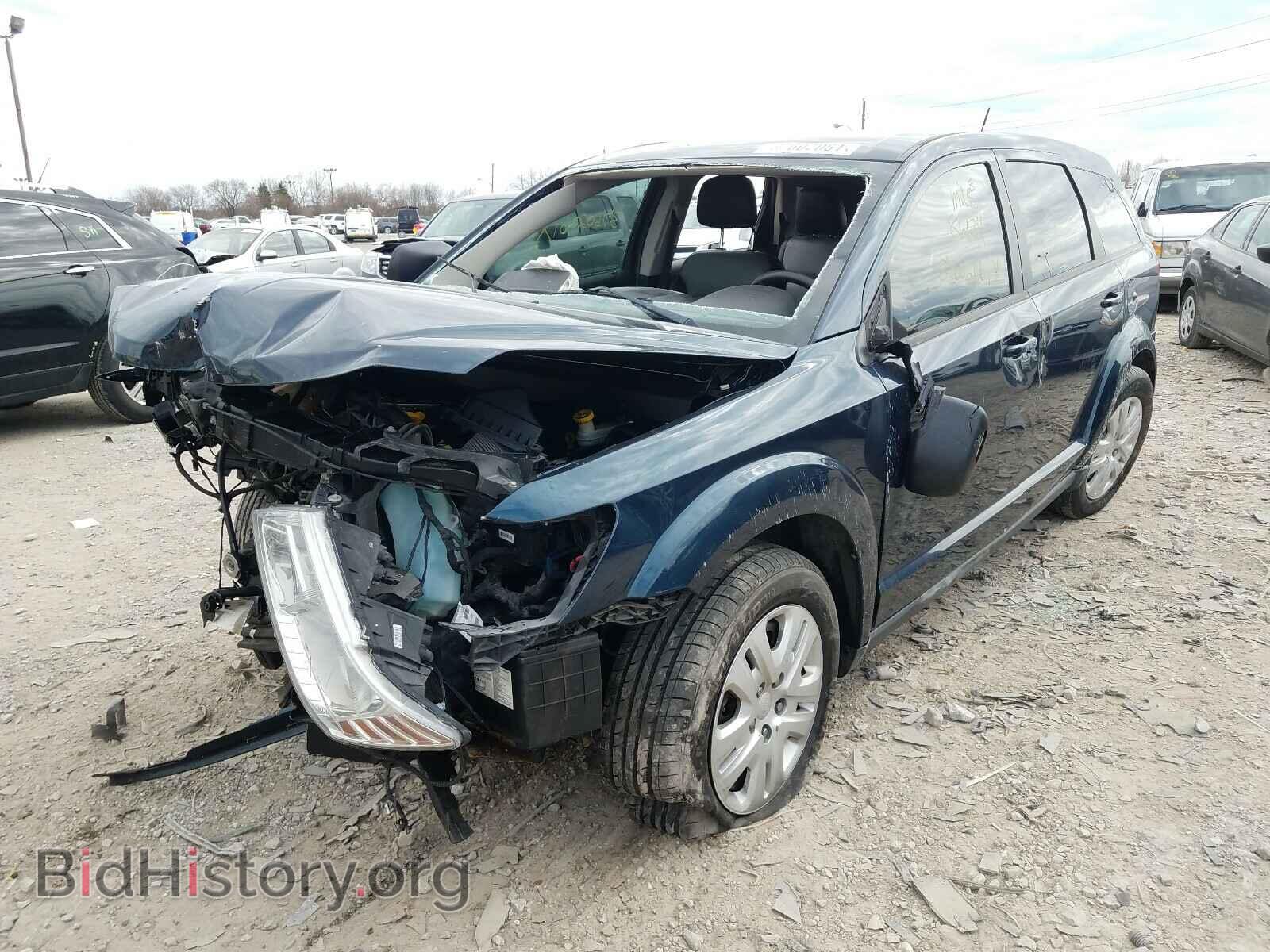 2013 DODGE JOURNEY - VIN: 3C4PDCAB1DT734773 - Фото 2