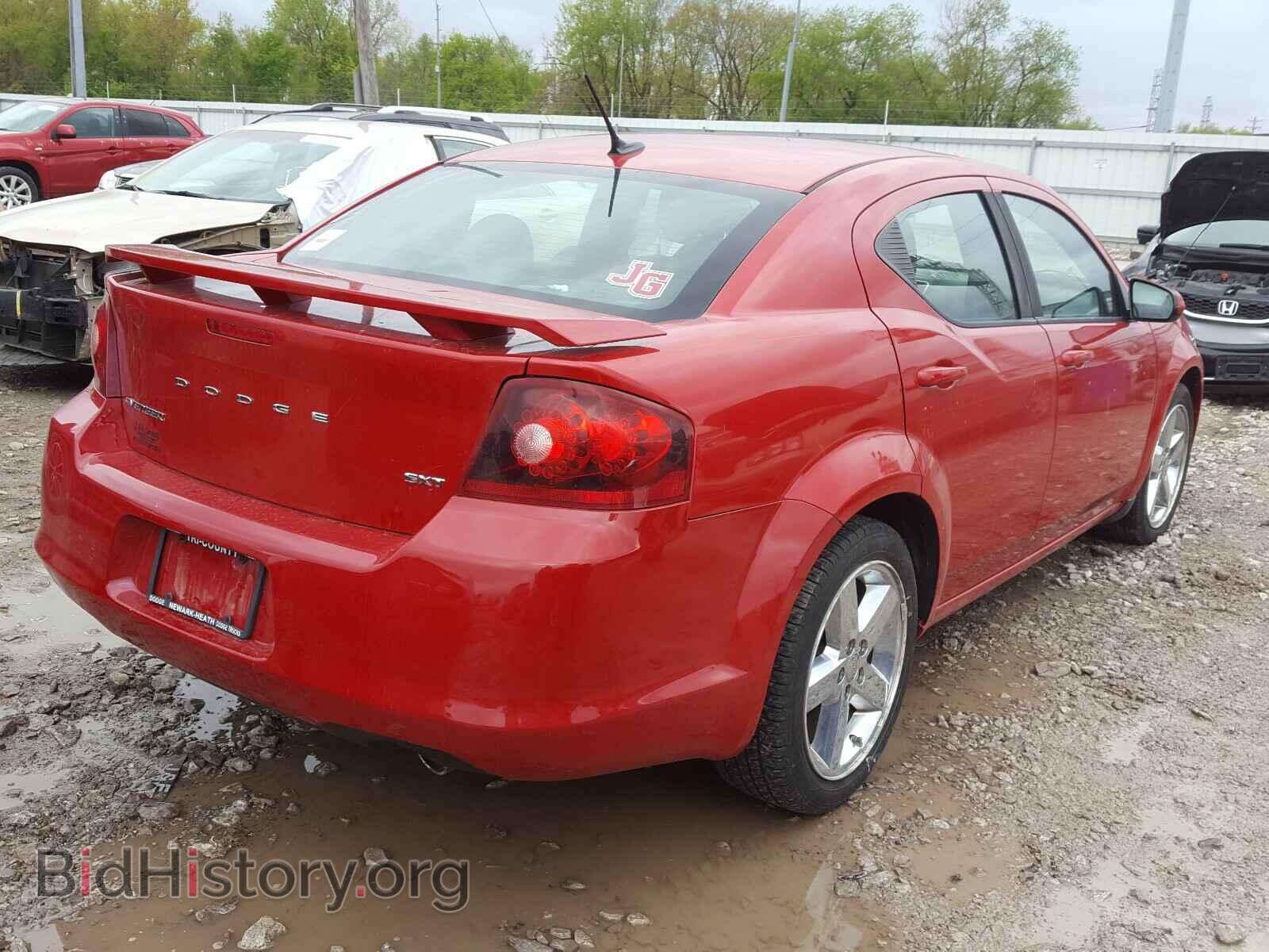 2012 DODGE AVENGER - VIN: 1C3CDZEGXCN313998 - Фото 4