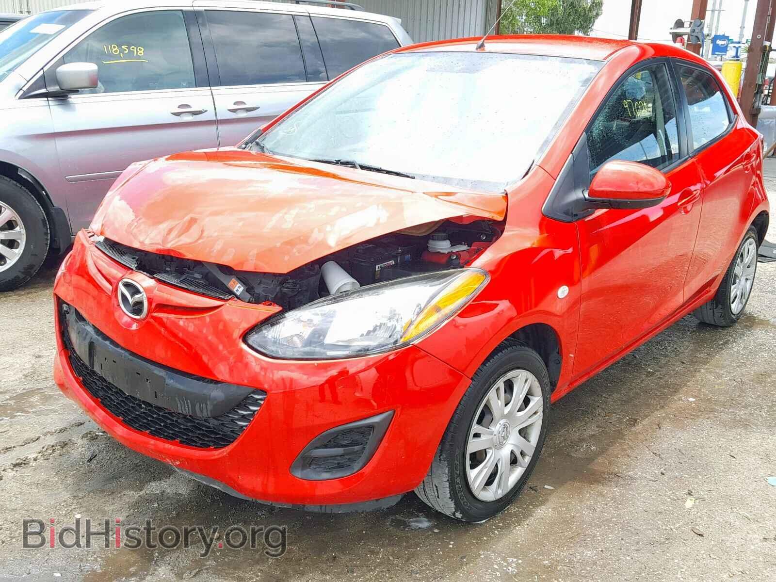 2013 MAZDA 2 - VIN: JM1DE1KY4D0170962 - Фото 2