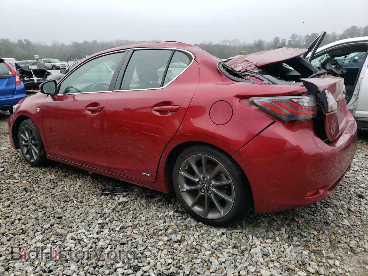 2012 LEXUS CT 200 - VIN: JTHKD5BH4C2096591 - Фото 2