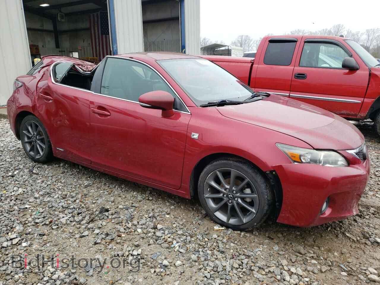 2012 LEXUS CT 200 - VIN: JTHKD5BH4C2096591 - Фото 4