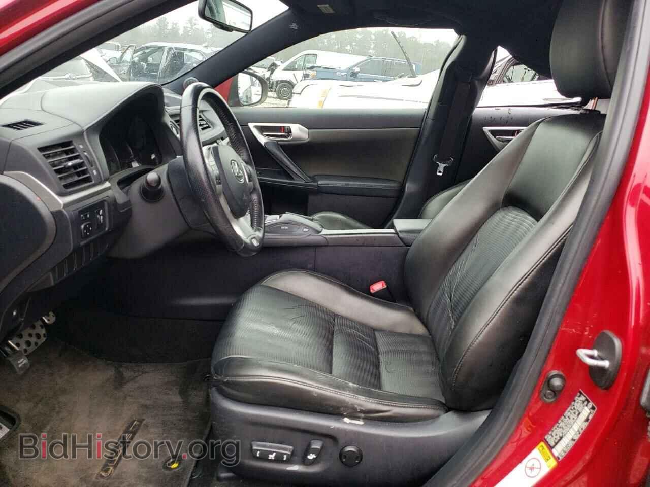2012 LEXUS CT 200 - VIN: JTHKD5BH4C2096591 - Фото 7