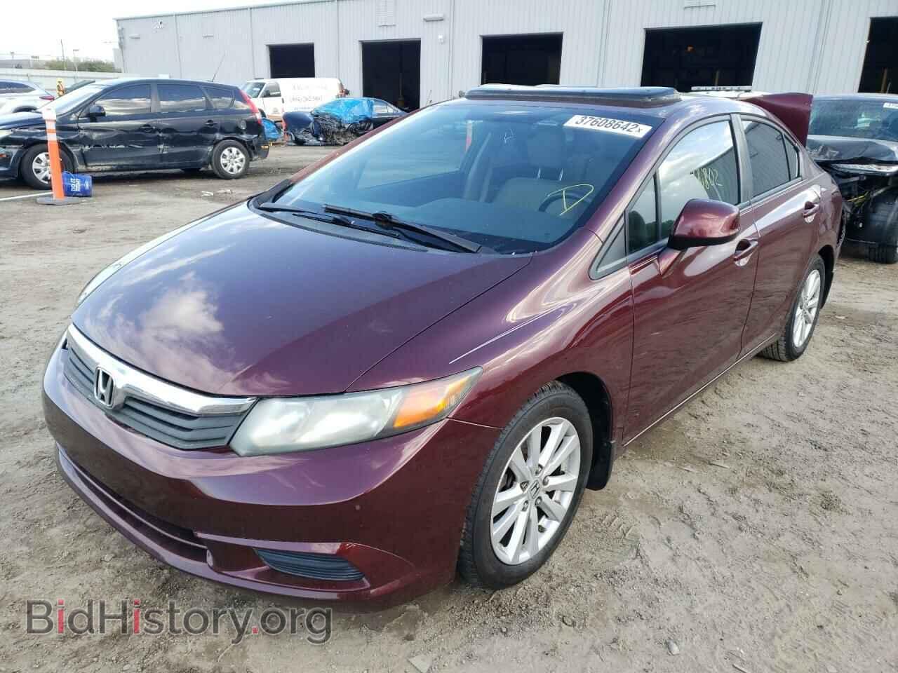 2012 HONDA CIVIC - VIN: 2HGFB2F91CH506265 - Фото 2
