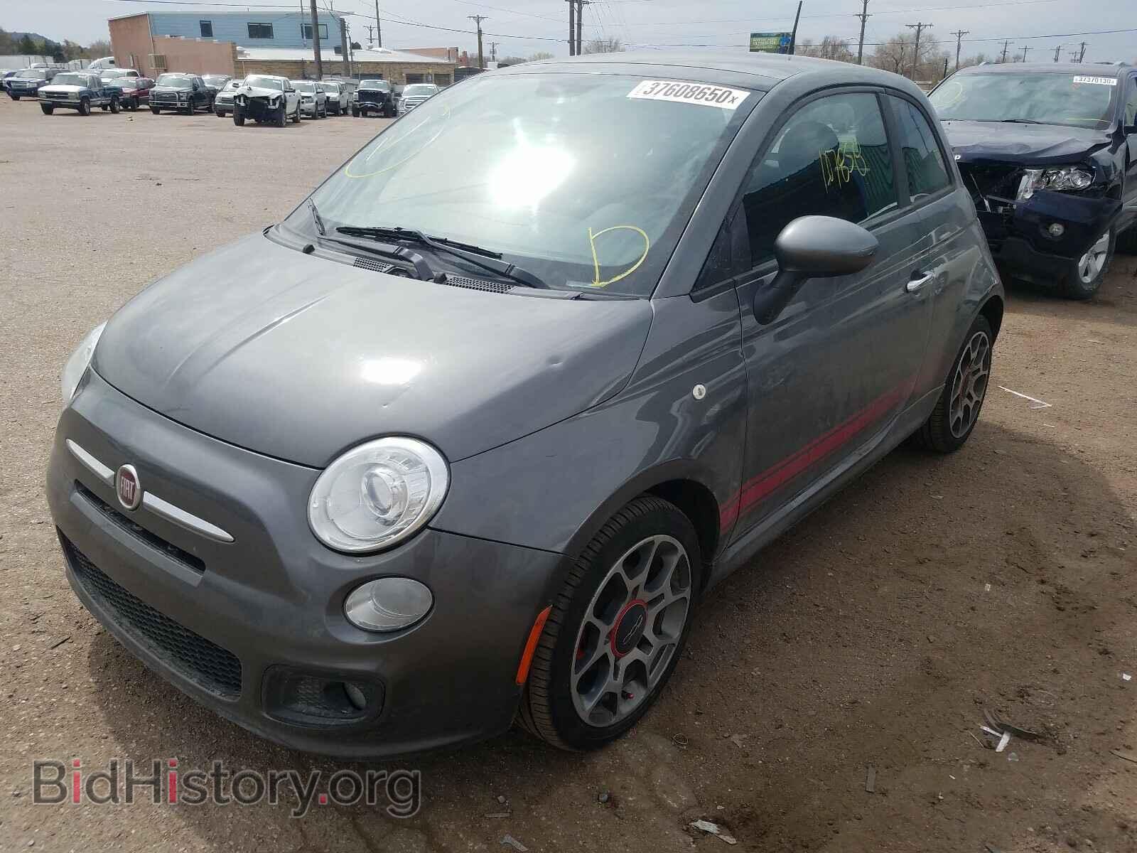 2012 FIAT 500 - VIN: 3C3CFFBR4CT303823 - Фото 2