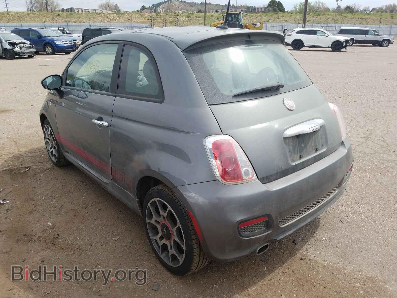 2012 FIAT 500 - VIN: 3C3CFFBR4CT303823 - Фото 3