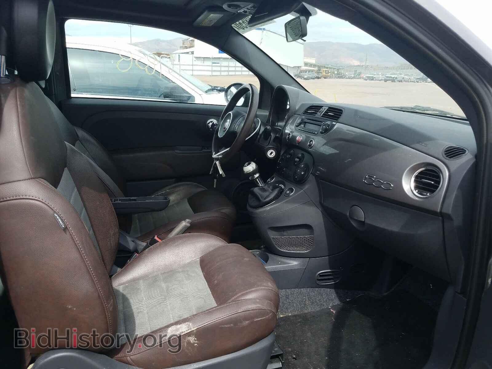 2012 FIAT 500 - VIN: 3C3CFFBR4CT303823 - Фото 5