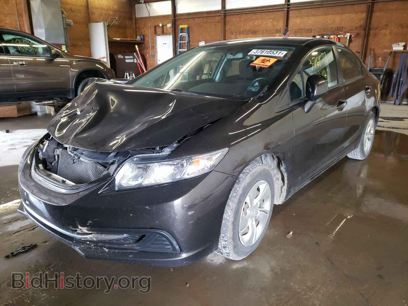 2013 HONDA CIVIC - VIN: 2HGFB2F50DH586799 - Фото 2