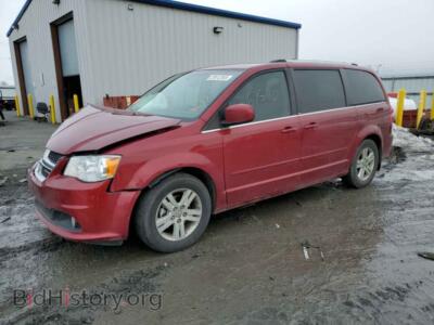2011 Dodge CARAVAN Grand Cara, красный — VIN 2D4RN5DG6BR644286, Copart