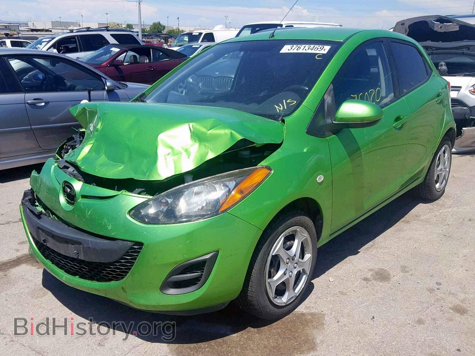 2013 MAZDA 2 - VIN: JM1DE1KZ5D0153144 - Фото 2