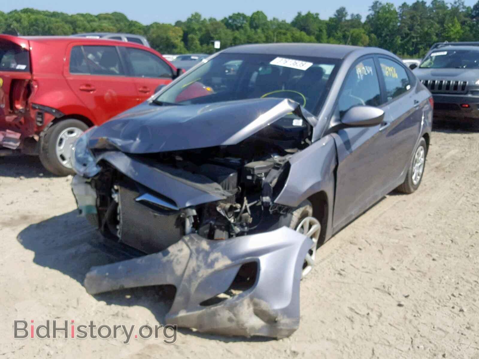 2014 HYUNDAI ACCENT - VIN: KMHCT4AEXEU694150 - Фото 2