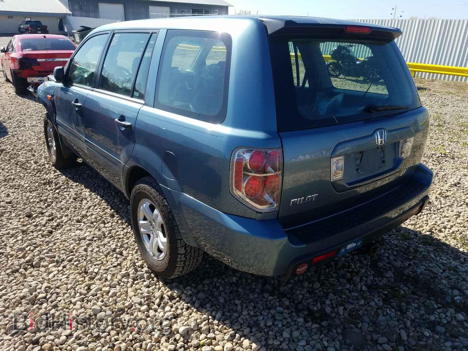 2007 HONDA PILOT - VIN: 5FNYF28197B006577 - Фото 3