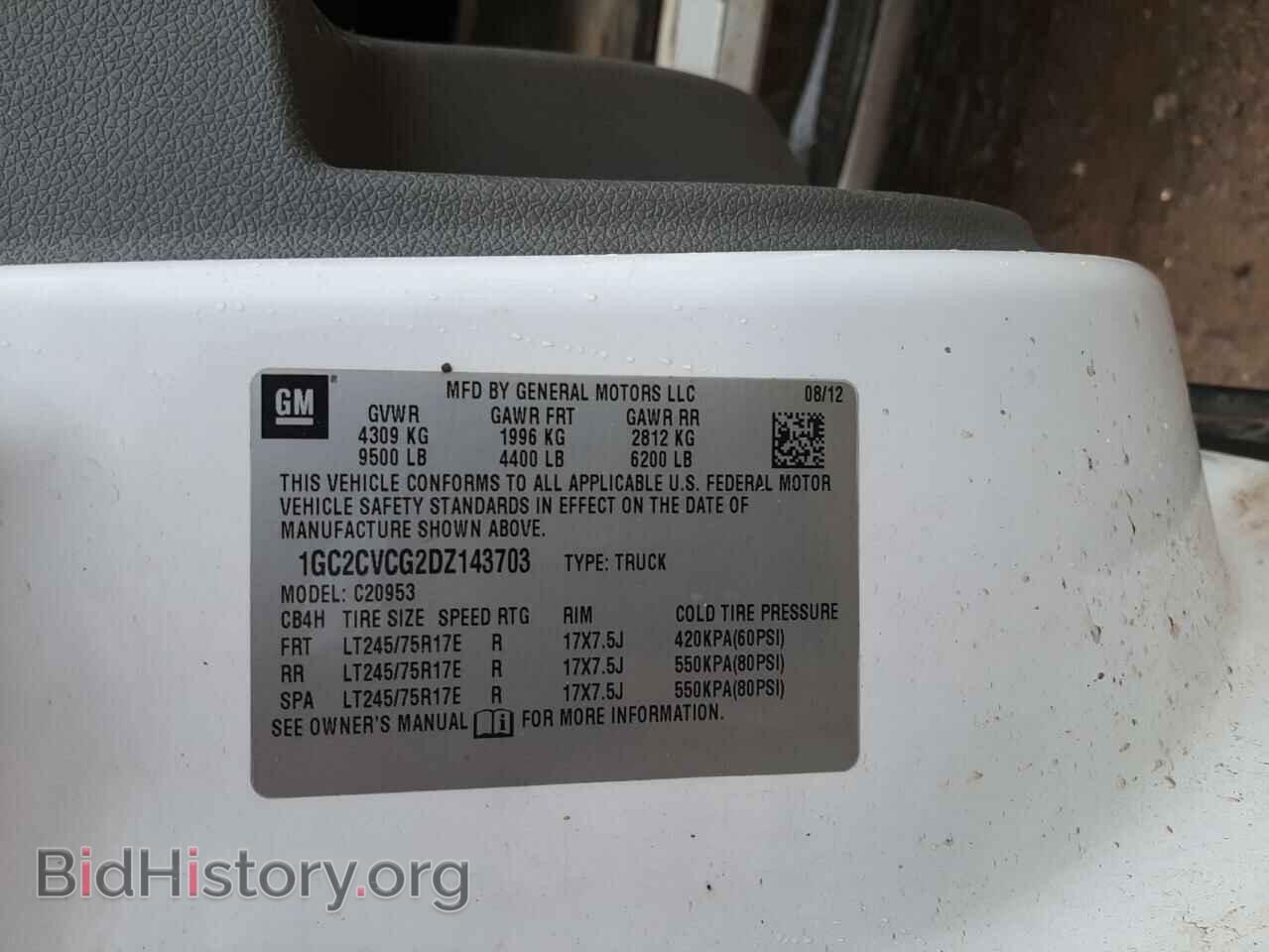 2013 CHEVROLET SILVERADO - VIN: 1GC2CVCG2DZ143703 - Фото 12