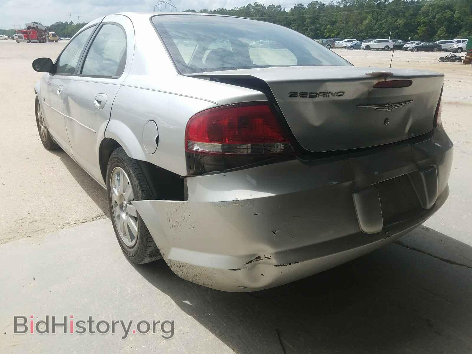 2006 CHRYSLER SEBRING - VIN: 1C3EL46X36N222900 - Фото 3