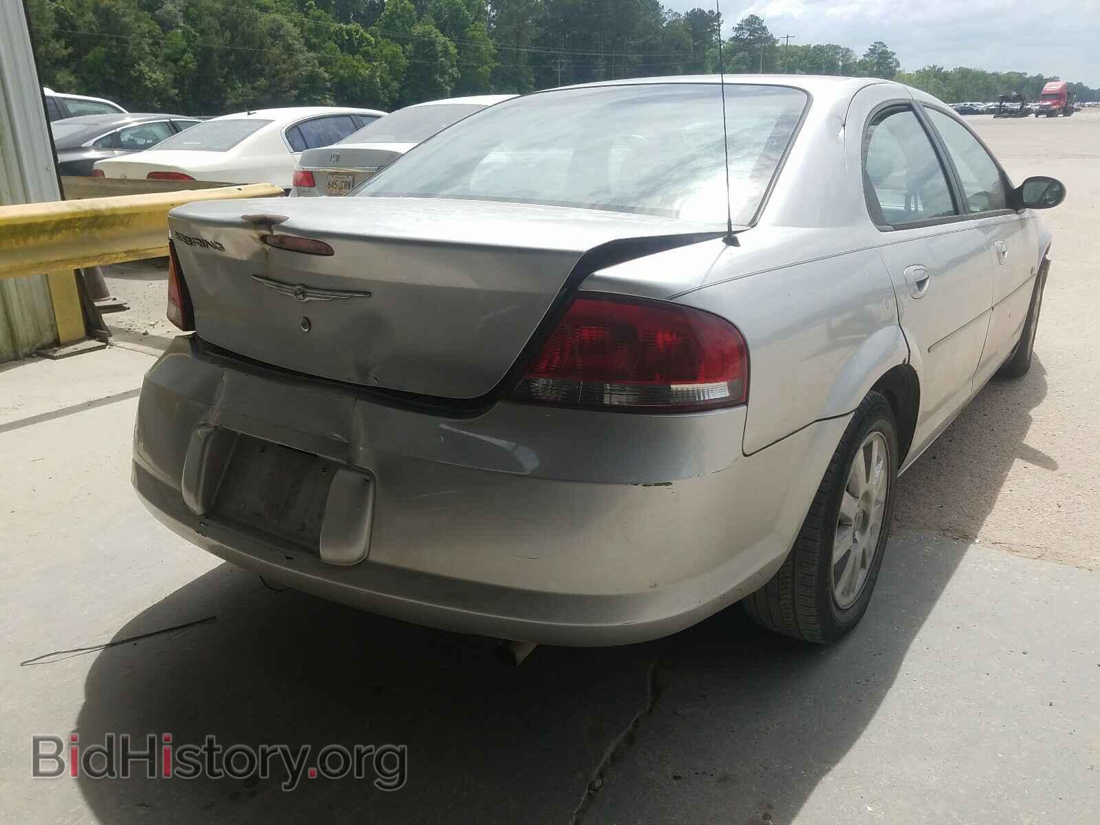 2006 CHRYSLER SEBRING - VIN: 1C3EL46X36N222900 - Фото 4