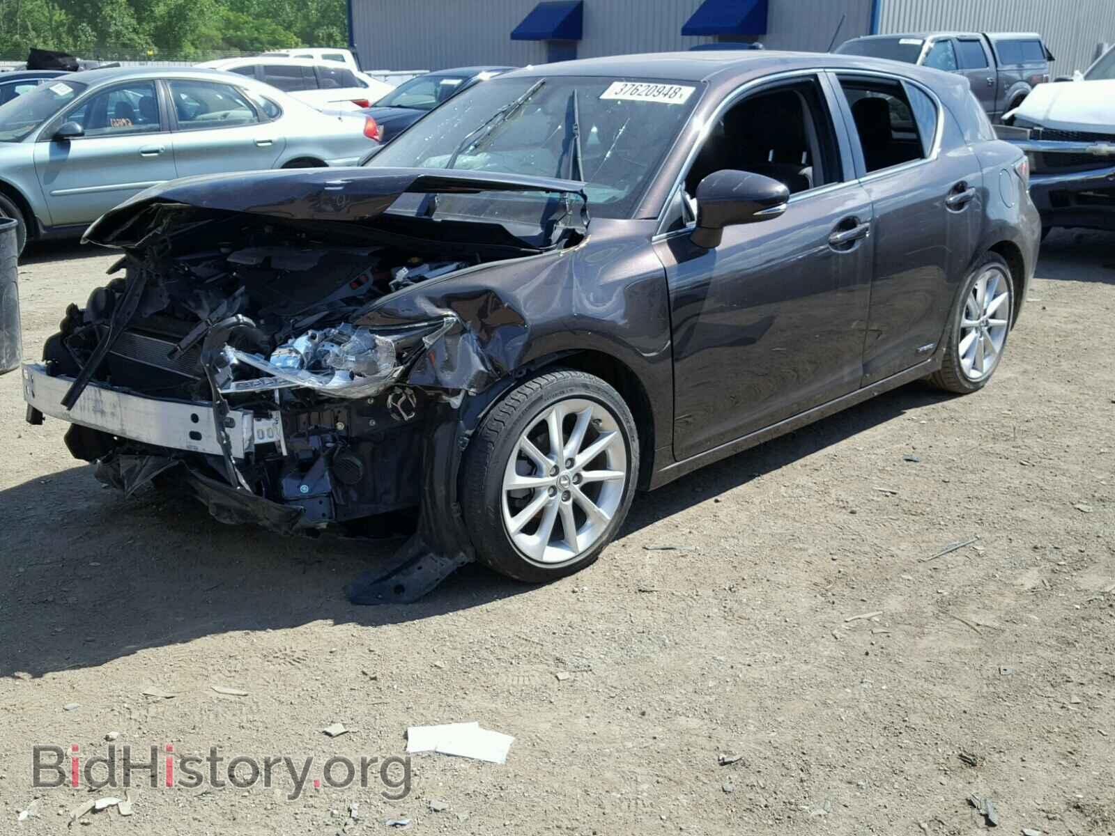 2012 LEXUS CT 200 - VIN: JTHKD5BH5C2103192 - Фото 2