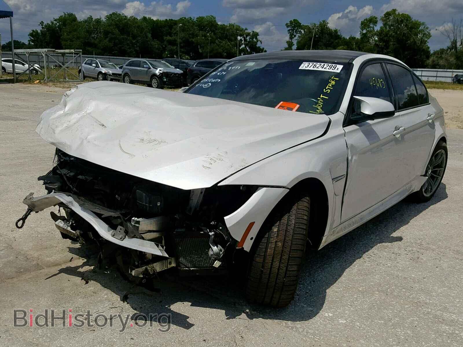2016 BMW M3 - VIN: WBS8M9C5XG5D30885 - Фото 2