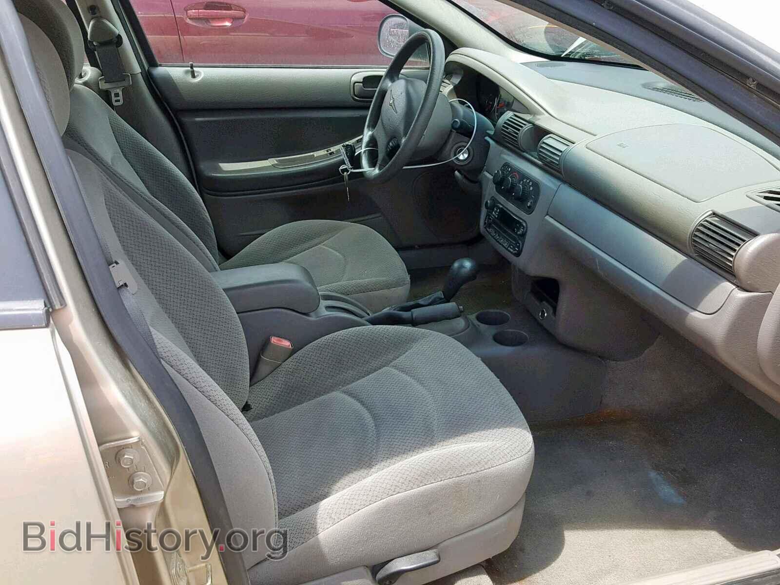 2004 CHRYSLER SEBRING - VIN: 1C3EL46X04N217618 - Photo 5