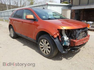 2007 Ford EDGE Edge SEL, orange — VIN 2FMDK48C57BB51504, Copart