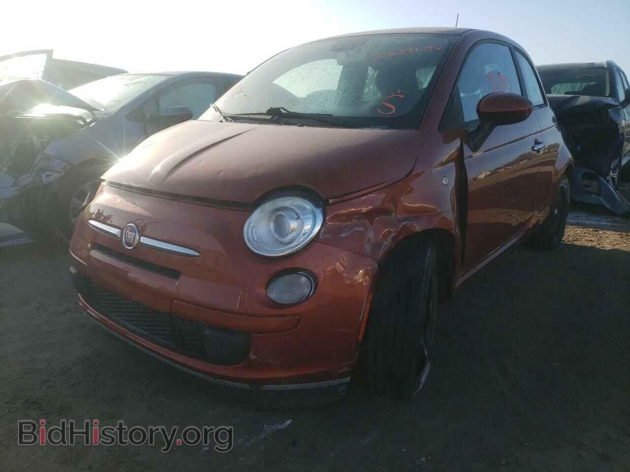 2013 FIAT 500 - VIN: 3C3CFFAR2DT709473 - Фото 2