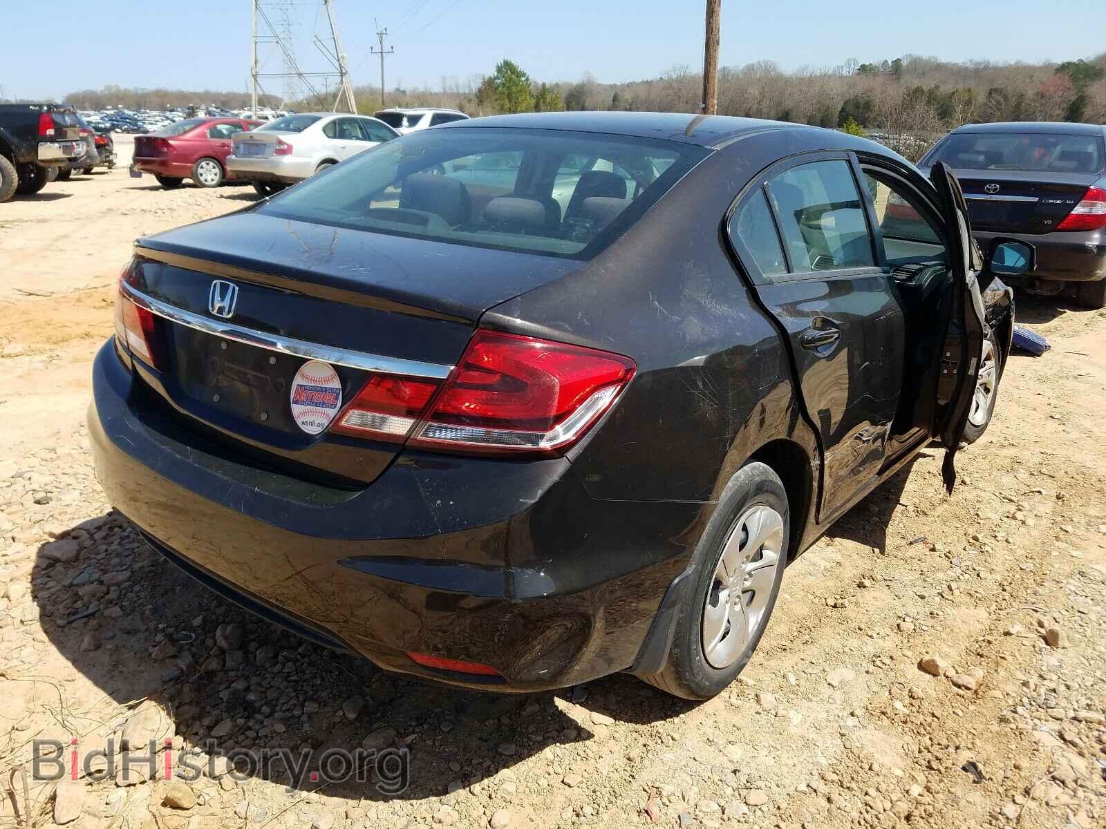 2013 HONDA CIVIC - VIN: 2HGFB2F55DH583140 - Фото 4