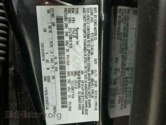 2012 FORD FOCUS - VIN: 1FAHP3K21CL150044 - Фото 10