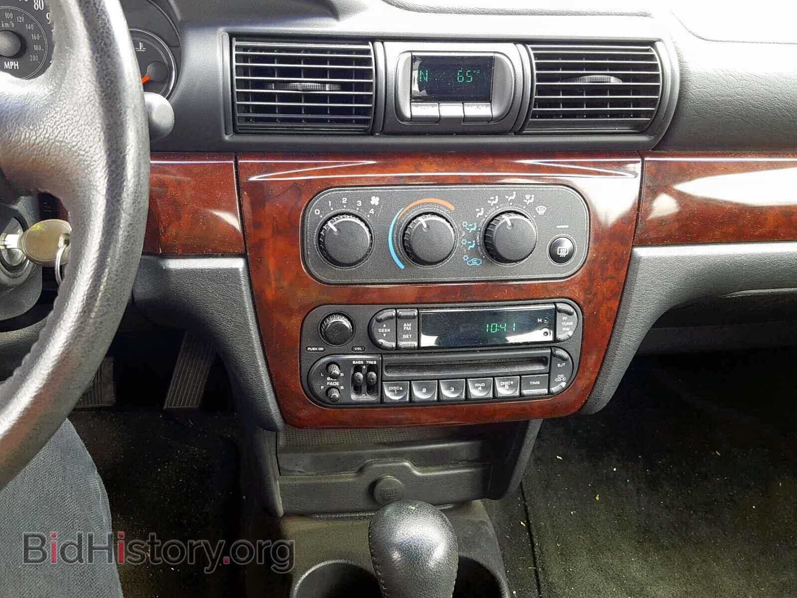 2001 CHRYSLER SEBRING - VIN: 1C3EL56U21N711602 - Фото 9