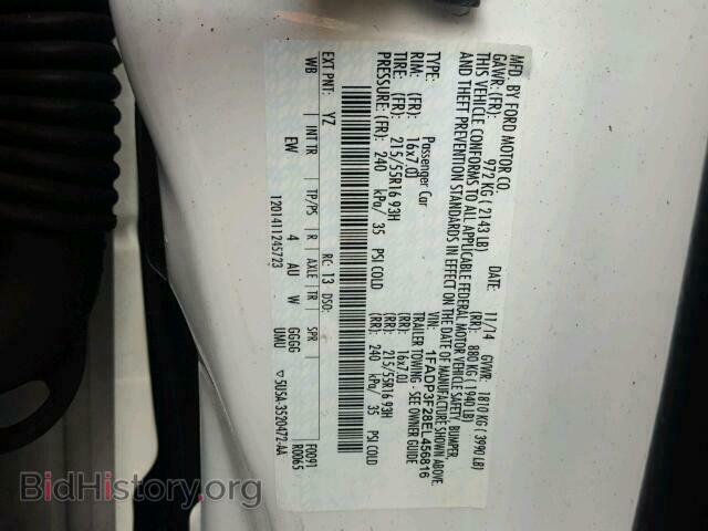 2014 FORD FOCUS - VIN: 1FADP3F28EL456816 - Фото 10