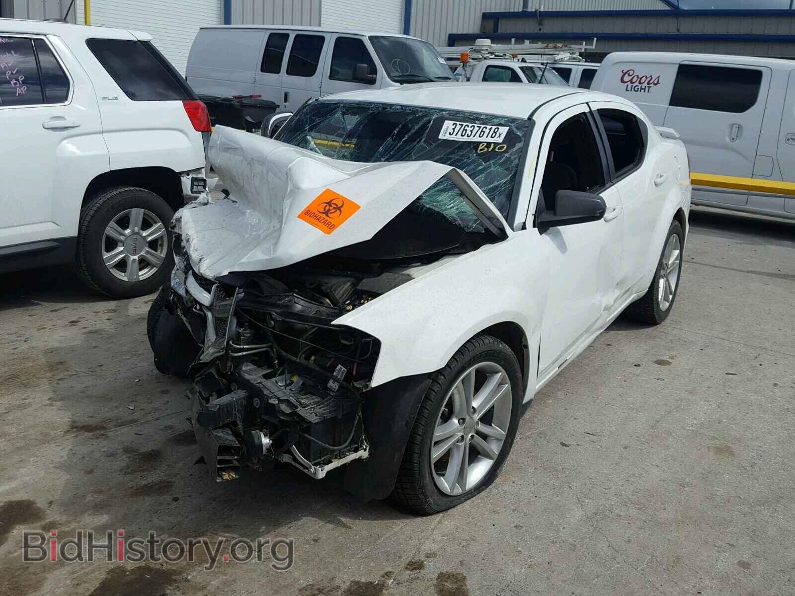 2014 DODGE AVENGER - VIN: 1C3CDZAB9EN154663 - Фото 2