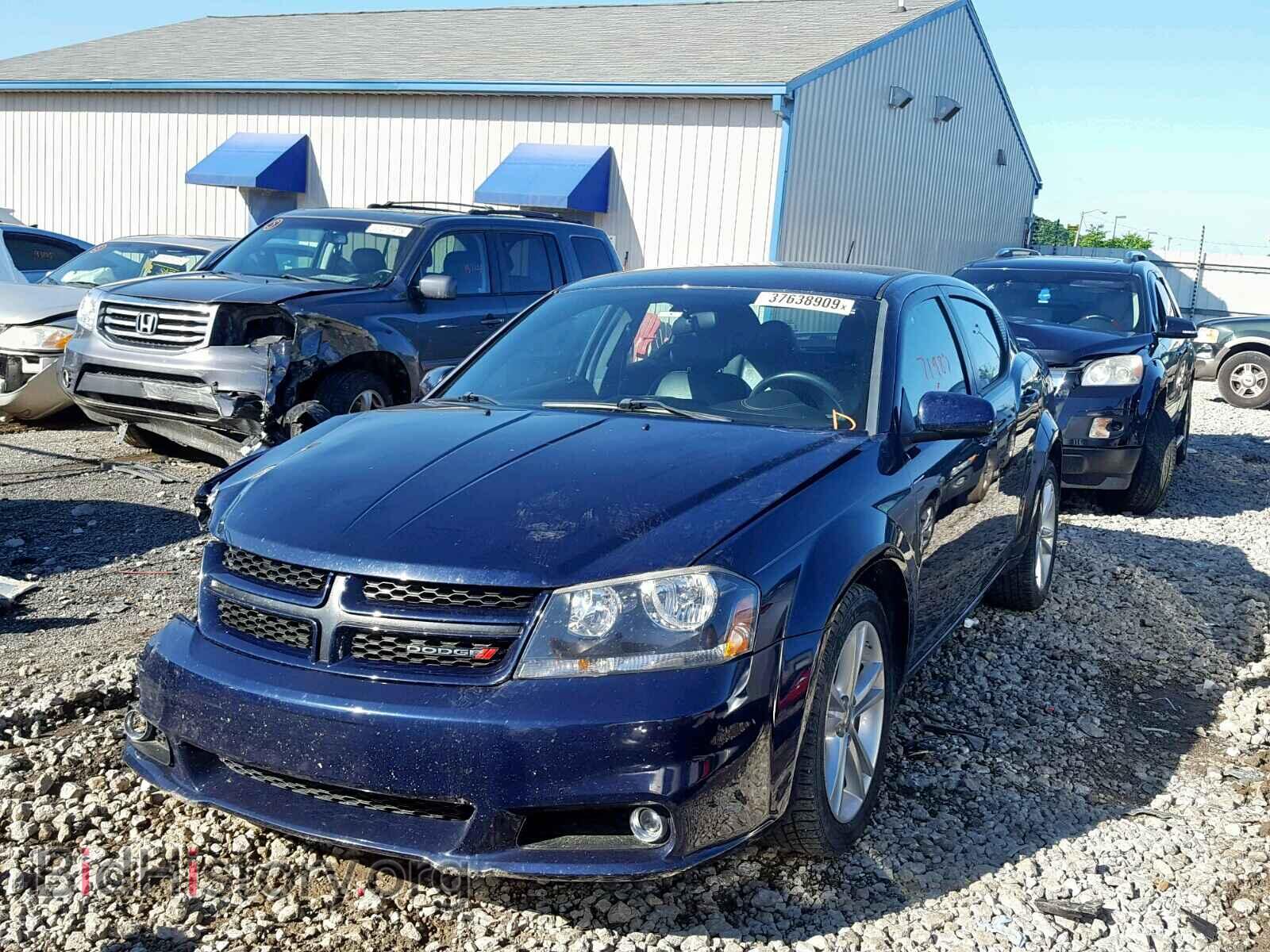 2014 DODGE AVENGER - VIN: 1C3CDZCB7EN189652 - Фото 2