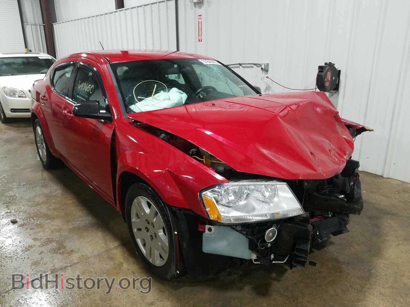 Photo 1C3CDZAB0DN756088 - DODGE AVENGER 2013