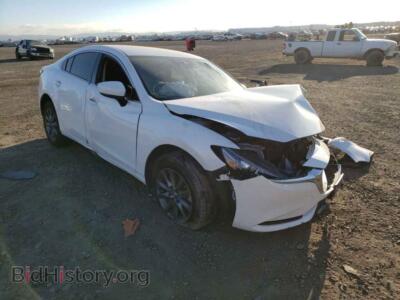 2021 Mazda 6 6 Sport, white — VIN JM1GL1UM1M1605931, Copart