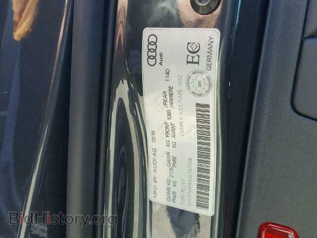 2018 AUDI A4 - VIN: WAUFNAF4XJA162268 - Фото 10