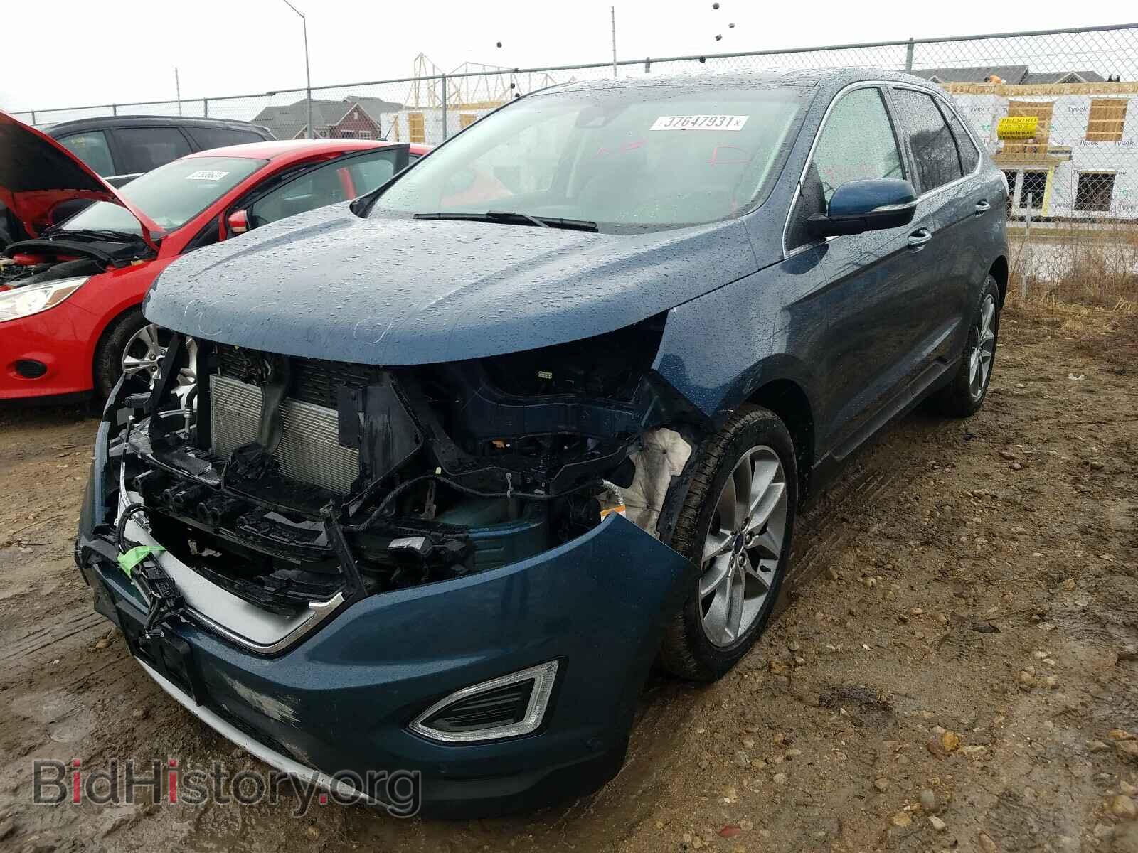 2016 FORD EDGE - VIN: 2FMPK4K88GBC43451 - Фото 2