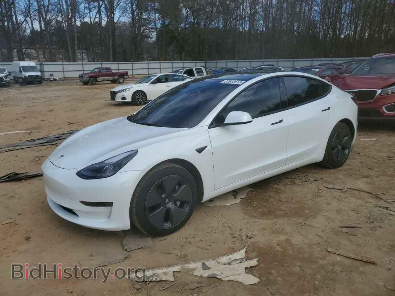 Photo 5YJ3E1EBXNF193300 - TESLA MODEL 3 2022