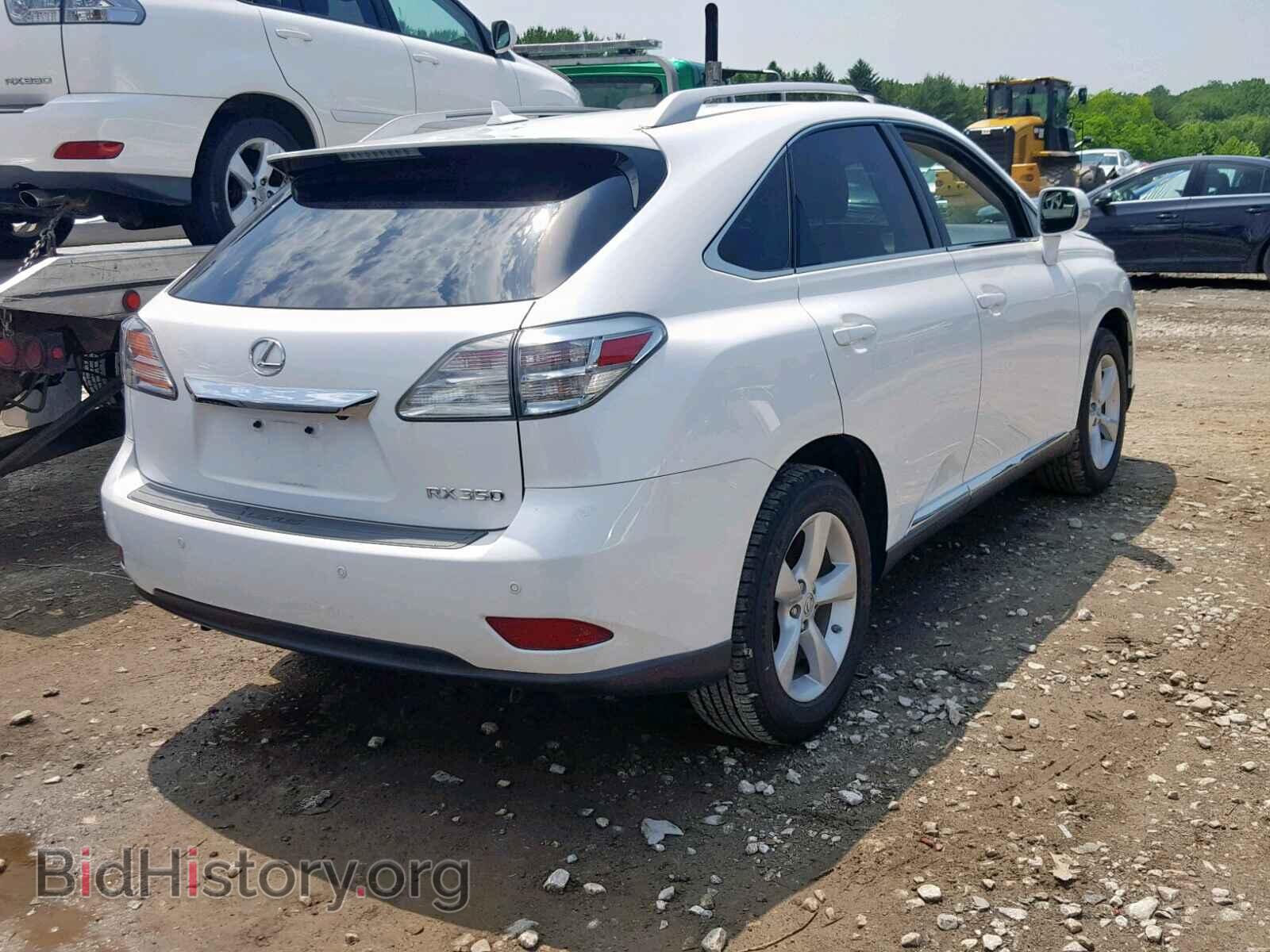 2011 LEXUS RX 350 - VIN: 2T2BK1BA5BC116345 - Фото 4