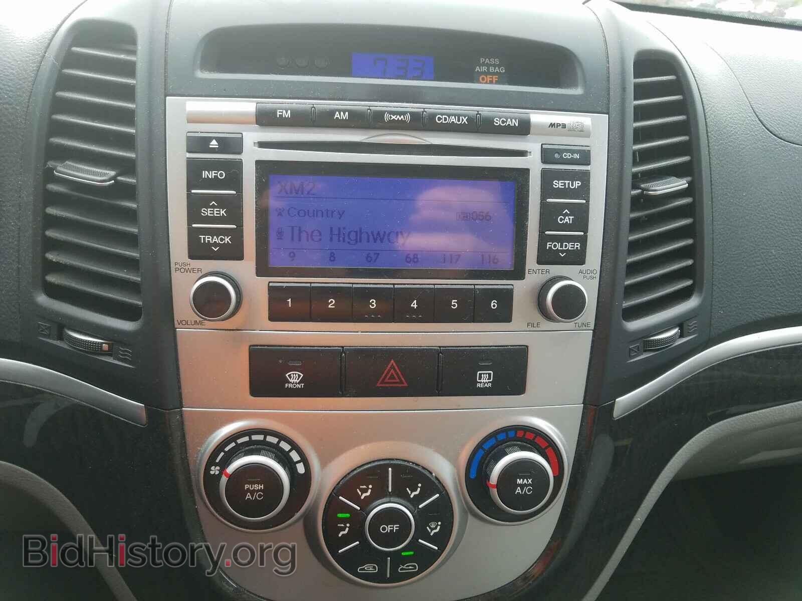 2009 HYUNDAI SANTA FE - VIN: 5NMSG73D69H320853 - Фото 9