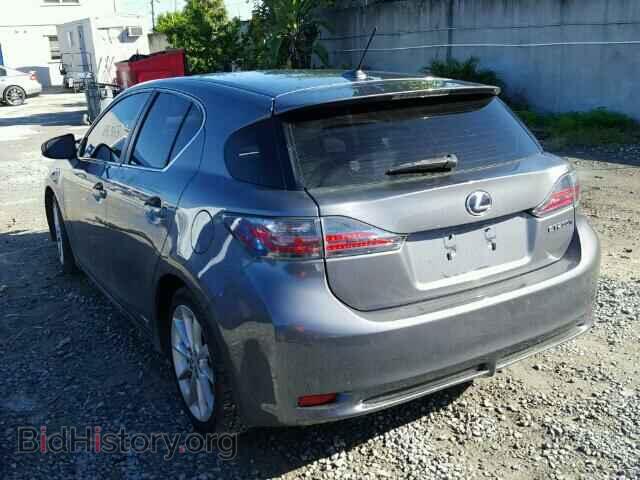 2012 LEXUS CT 200 - VIN: JTHKD5BH7C2078117 - Фото 3