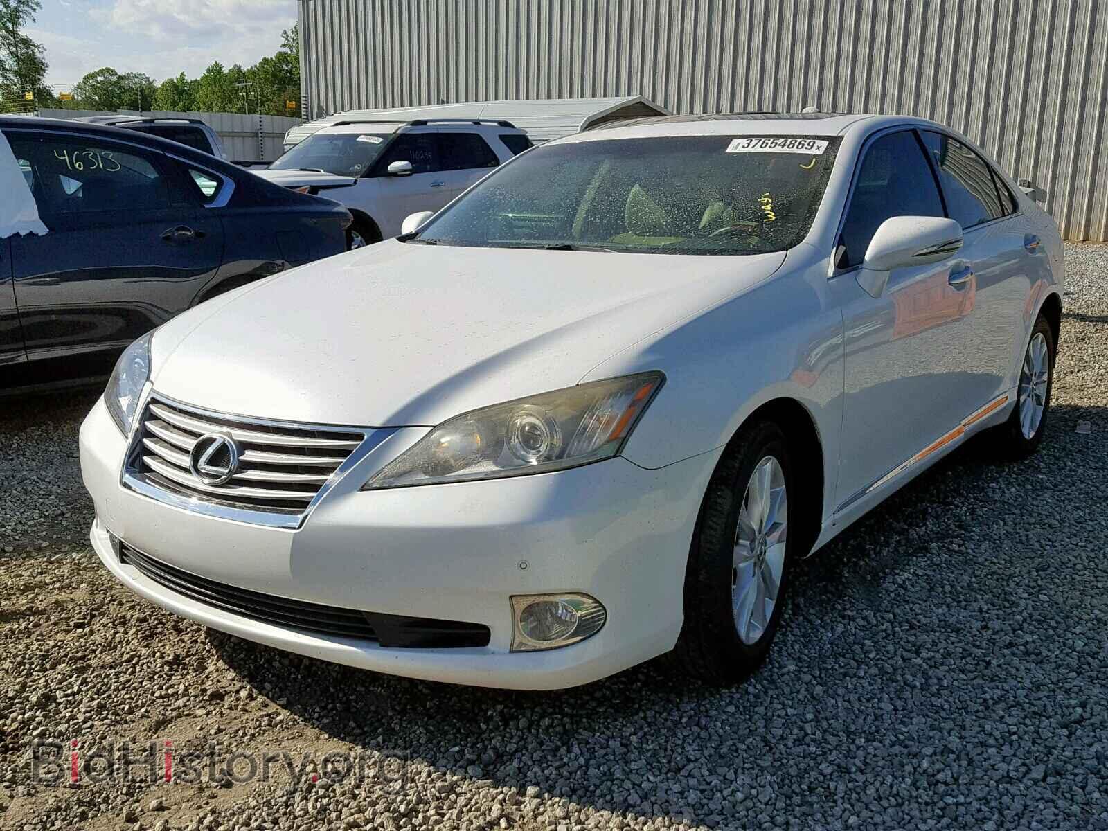 2012 LEXUS ES350 - VIN: JTHBK1EGXC2500107 - Фото 2