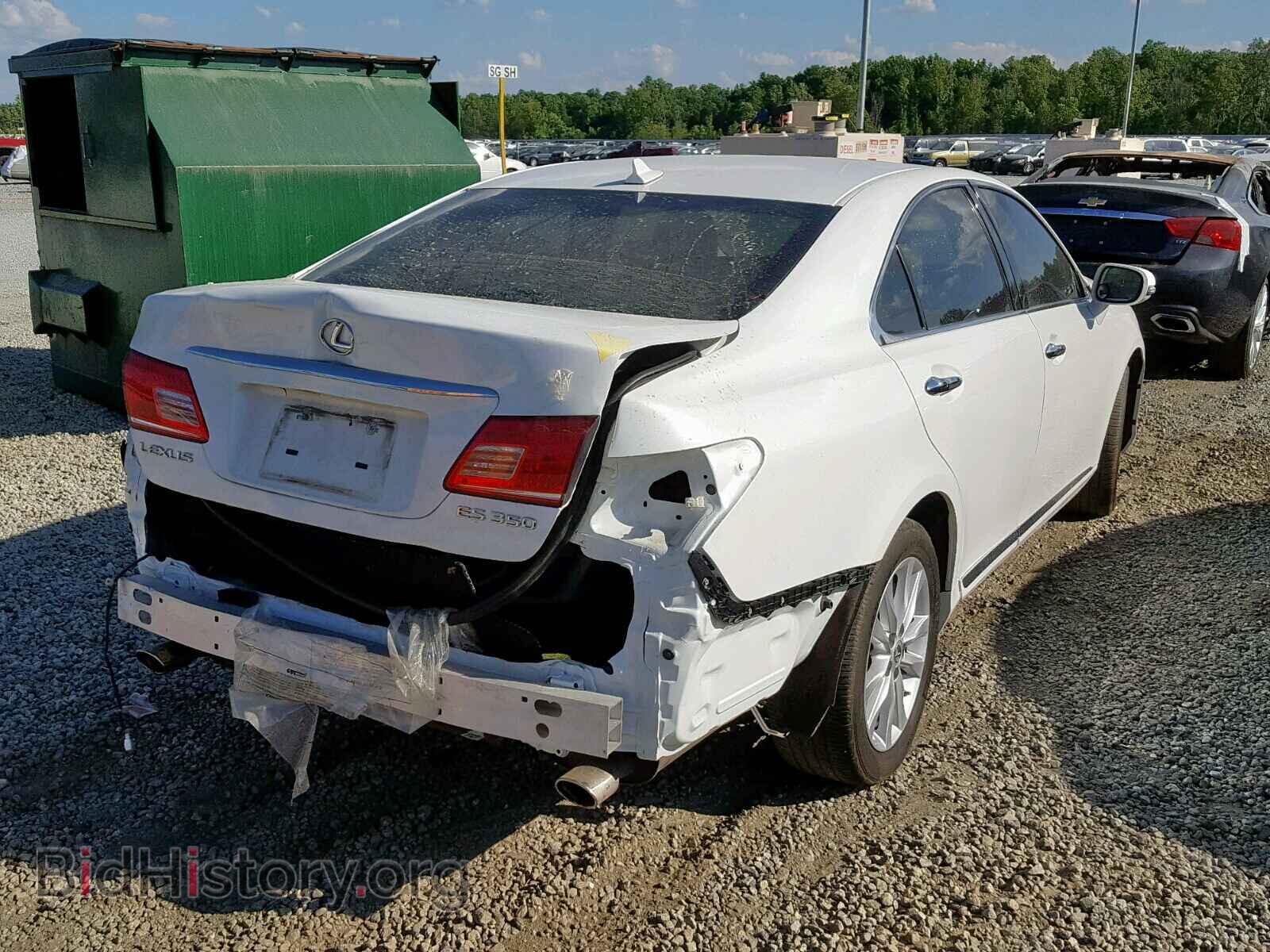 2012 LEXUS ES350 - VIN: JTHBK1EGXC2500107 - Фото 4