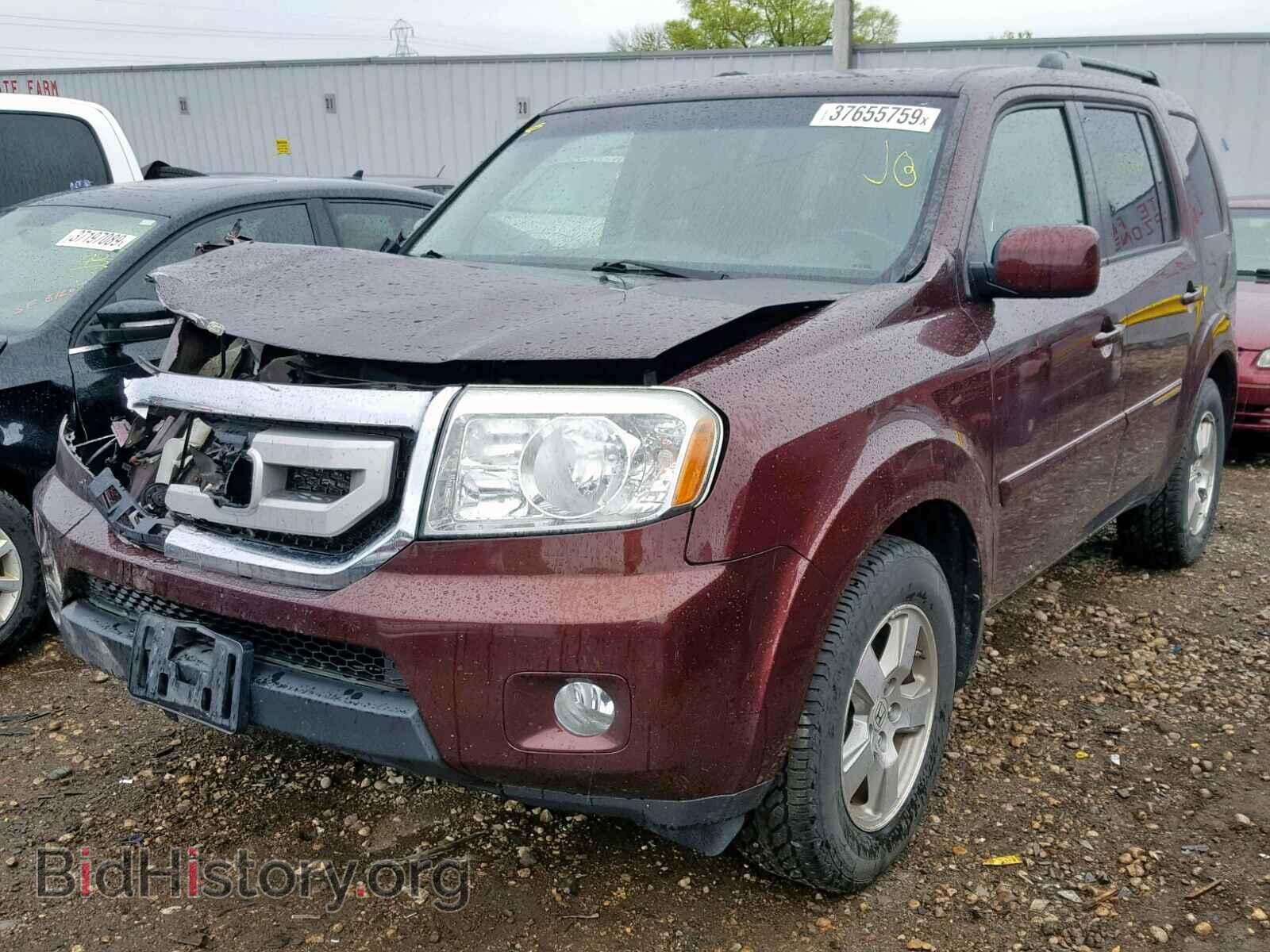 2011 HONDA PILOT EXL - VIN: 5FNYF4H61BB044918 - Фото 2