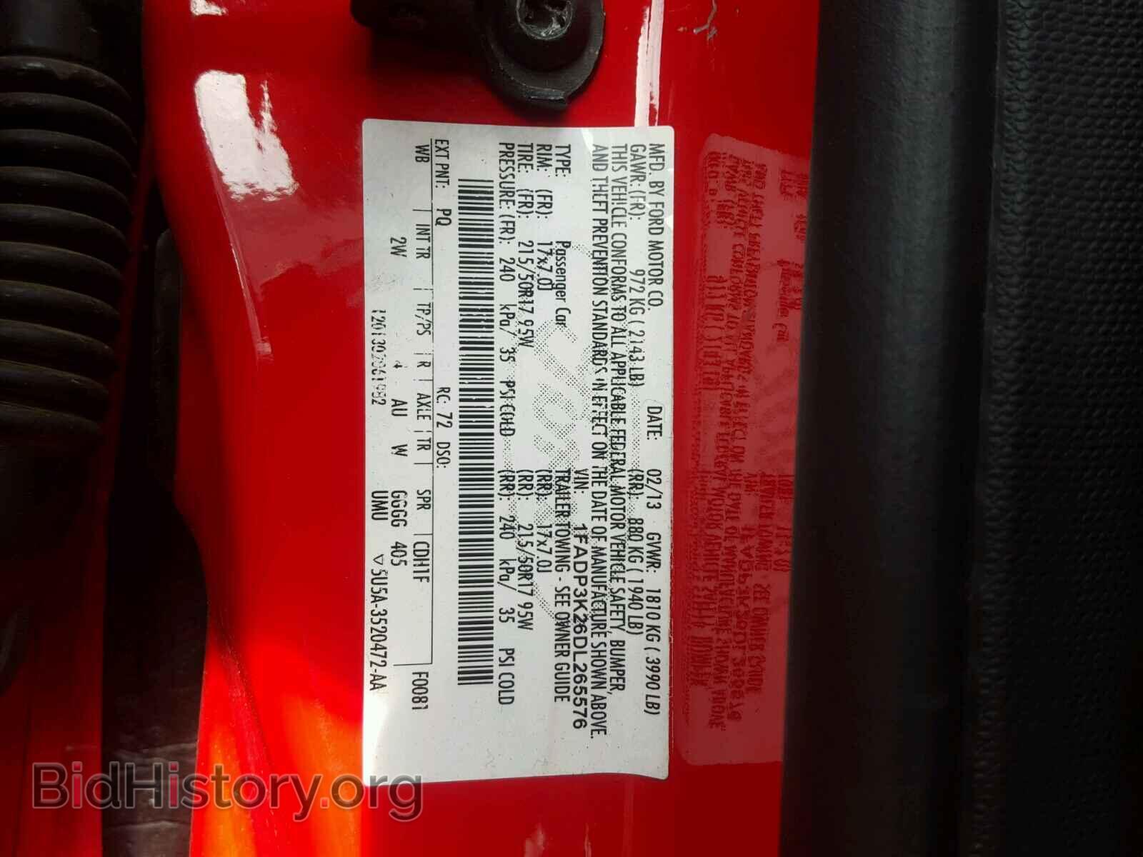 2013 FORD FOCUS - VIN: 1FADP3K26DL265576 - Photo 10